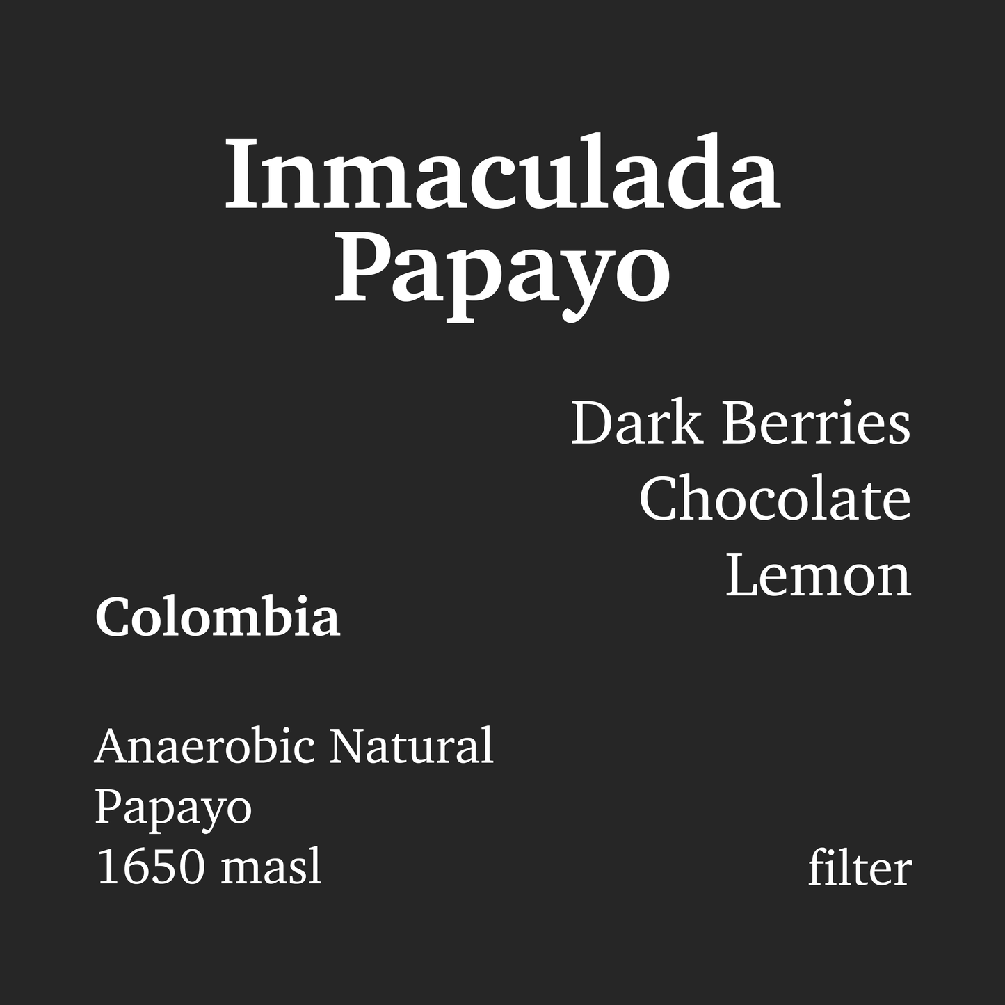 Inmaculada Papayo - Colombia