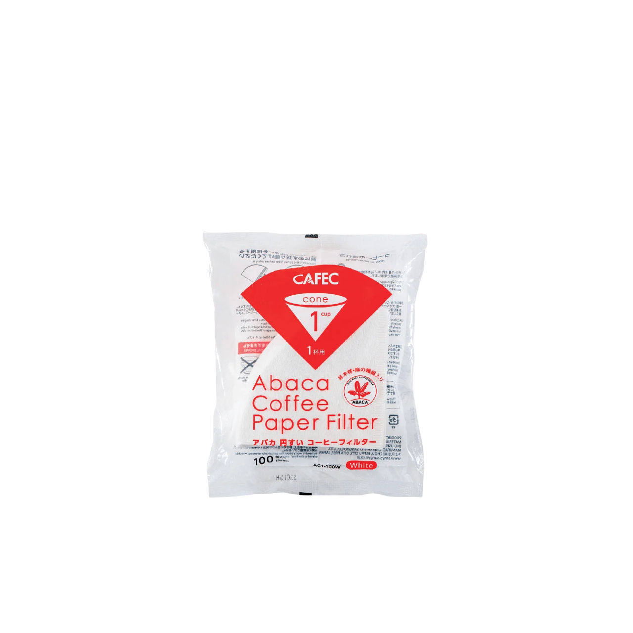 Cafec Abaca Filter Paper - 2 cups/ 02 size